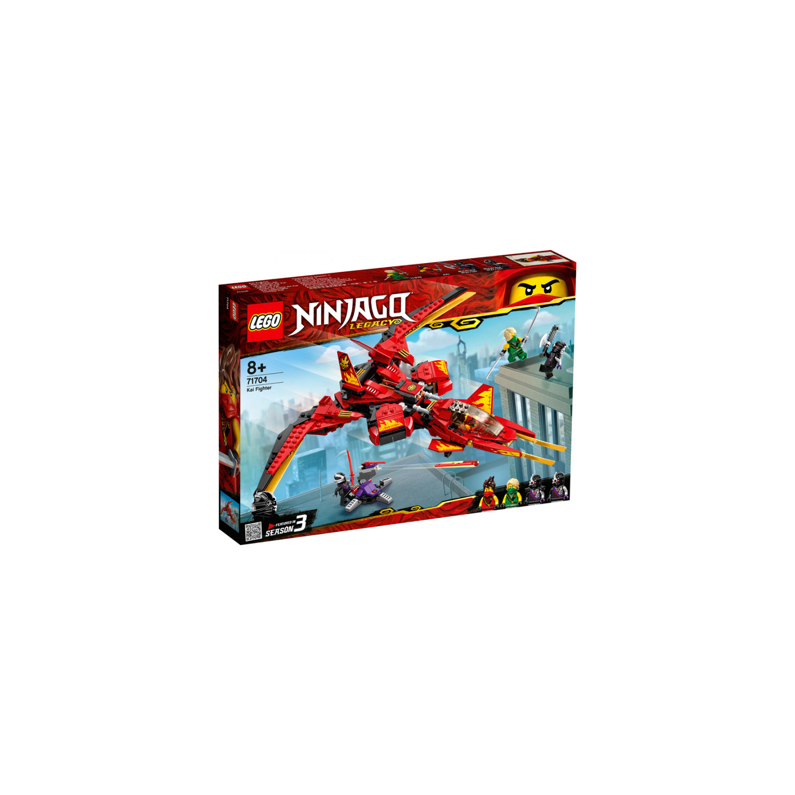 Конструктор LEGO Ninjago Истребитель Кая 513 деталей (71704)