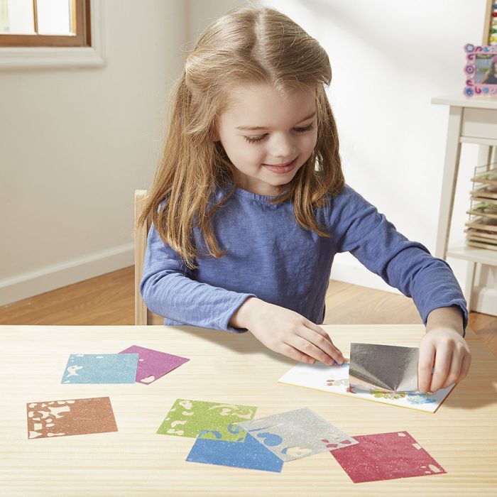 Набір для творчості Melissa&Doug Об'ємні блискучі наклейки Веселка (MD9502) зображення 3