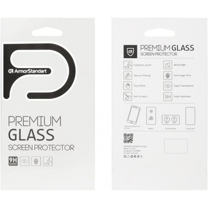 Стекло защитное Armorstandart 3D PREMIUM Apple iPhone SE New/8/7 White (ARM49390) изображение 2