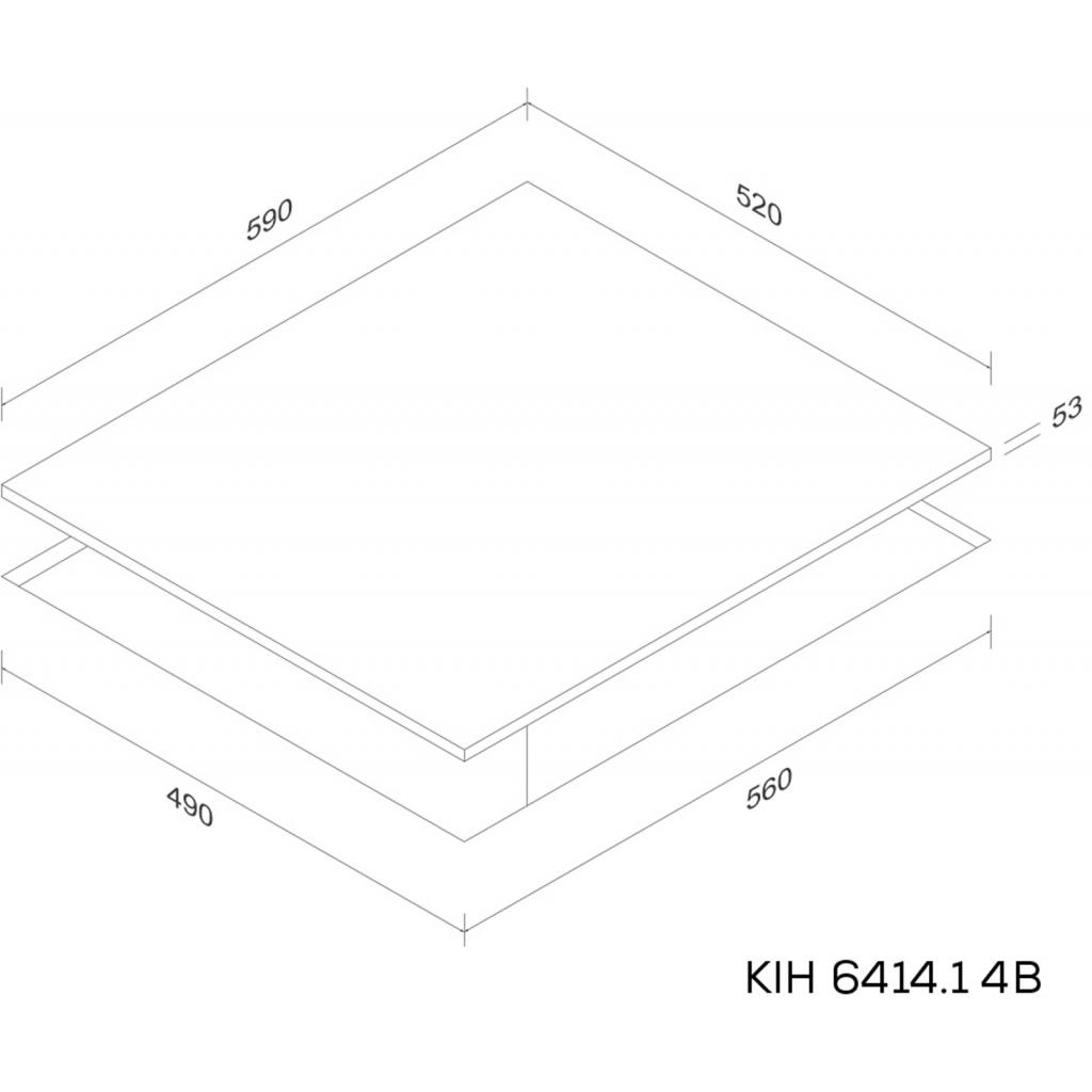 Варочна поверхня Kernau KIH 6414.1-4B зображення 2