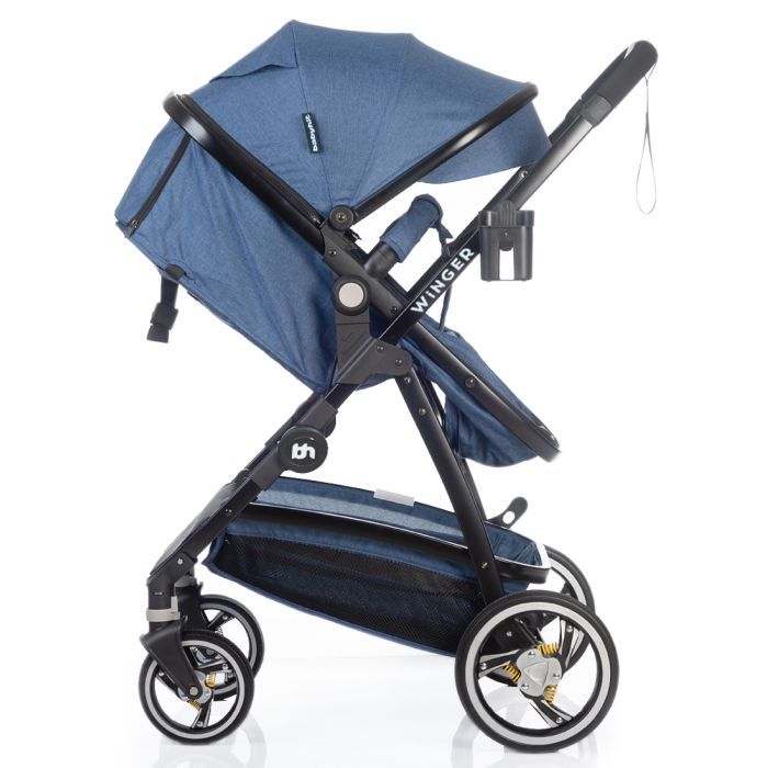 Коляска BabyHit Winger Blue трансформер (73553) изображение 4