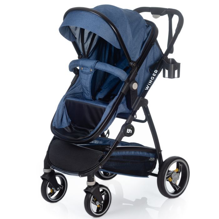 Коляска BabyHit Winger Blue трансформер (73553) изображение 9