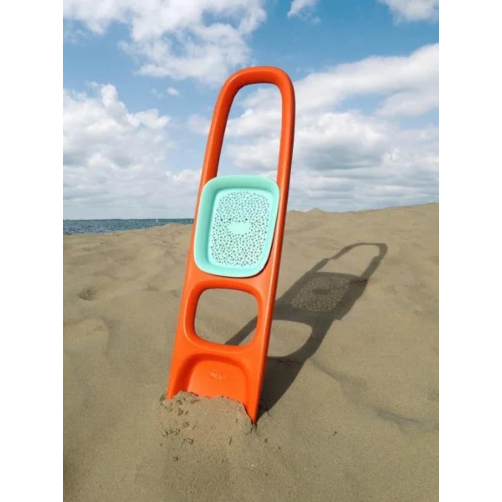 Игрушка для песка QUUT Лопатка SСOPPI с ситом для песка и снега оранжевый + голубой (170211) изображение 3