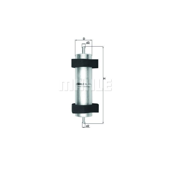 Фильтр топливный Mahle KL916 изображение 5