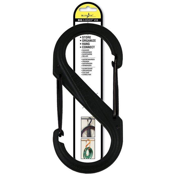 Карабин туристический Nite ize Plastic Carb S Biner Size 10 NI796 Black (4823082709403) изображение 2