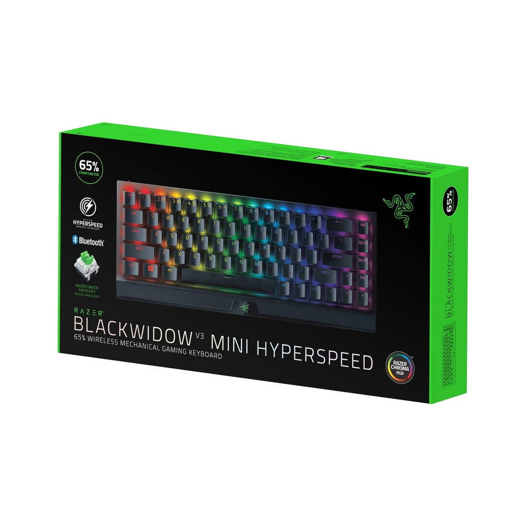 Клавіатура Razer BlackWidow V3 Mini Hyperspeed Green Switch RU (RZ03-03891600-R3R1) зображення 6