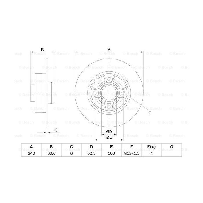 Тормозной диск Bosch 0 986 479 007 изображение 5