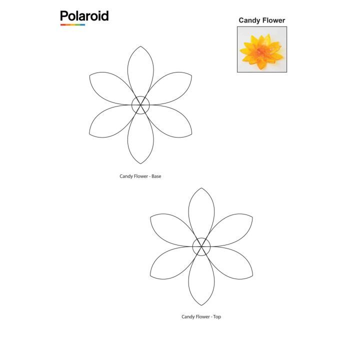 Стрижень для 3D-ручки Polaroid Candy pen, апельсин, помаранчевий (40 шт (PL-2506-00) зображення 7