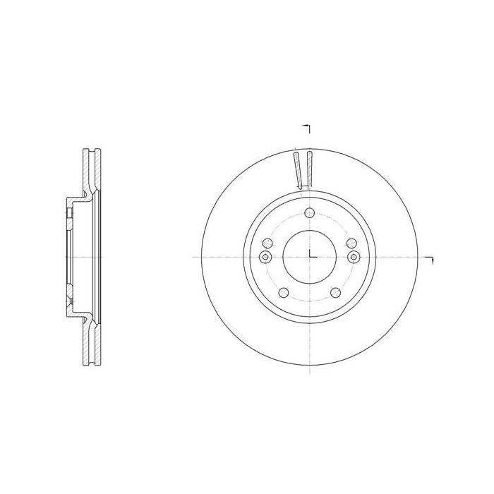 Тормозной диск REMSA 61507.10