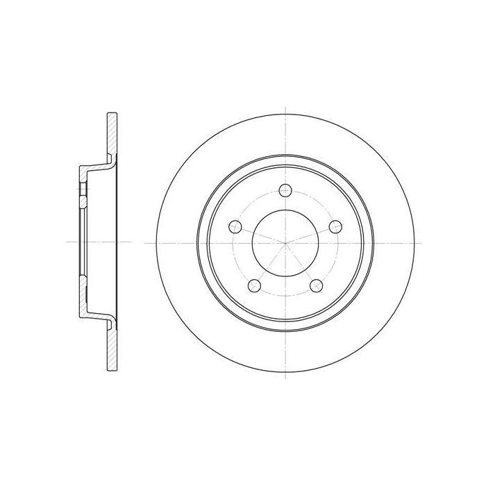 Тормозной диск REMSA 6880.00