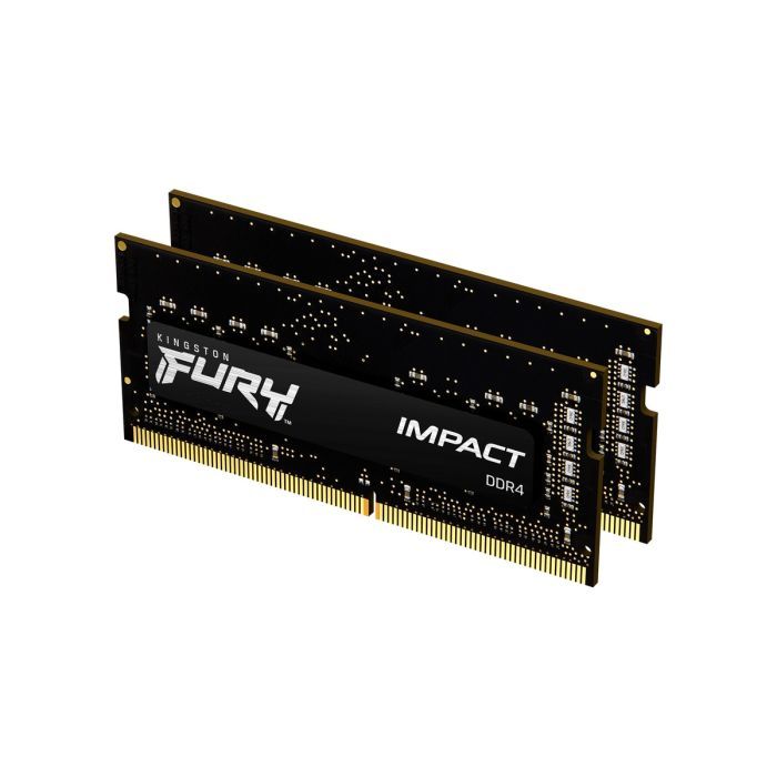 Модуль памяти для ноутбука SoDIMM DDR4 32GB (2x16GB) 3200 MHz Impact Kingston Fury (ex.HyperX) (KF432S20IBK2/32)