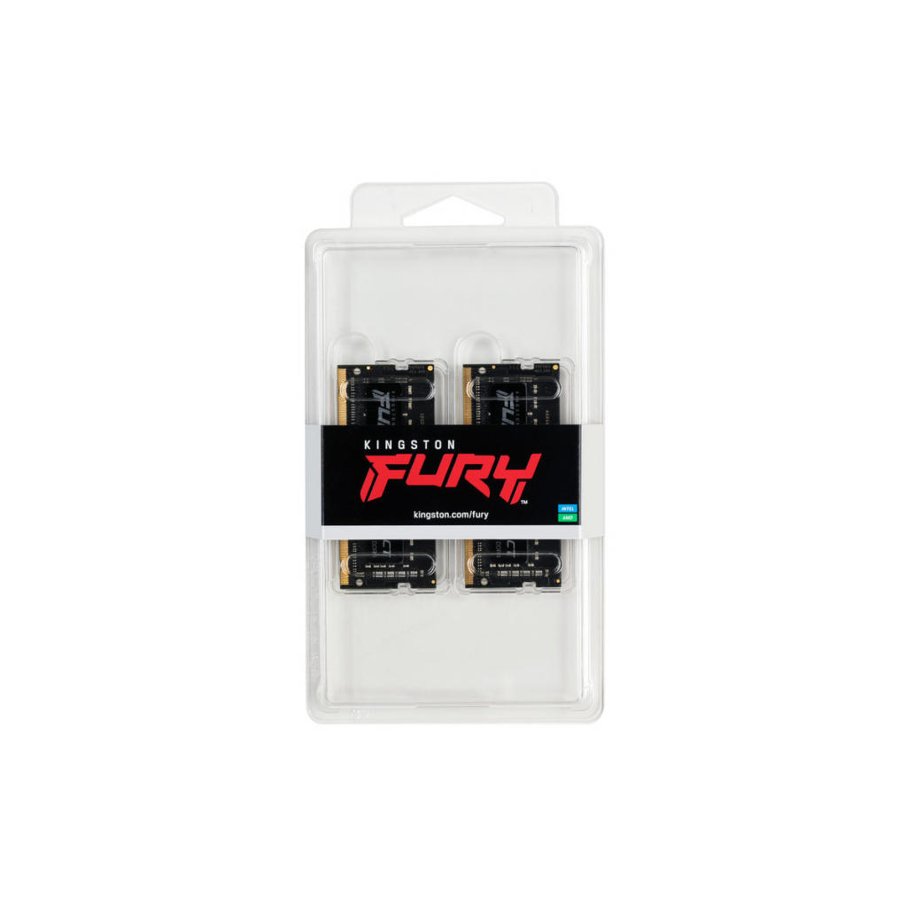 Модуль памяти для ноутбука SoDIMM DDR4 16GB (2x8GB) 3200 MHz Fury Impact Kingston Fury (ex.HyperX) (KF432S20IBK2/16) изображение 3