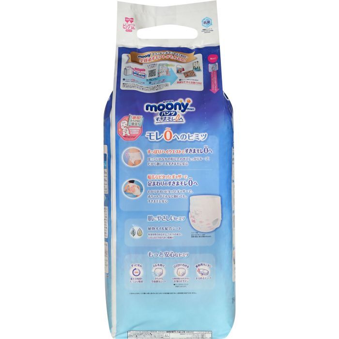 Підгузки Moony трусики для дівчаток XL 12-22 кг 38 шт. (4903111208098) зображення 4