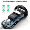 Зарядное устройство Ugreen ED018 24W 2xUSB Car Charger (Black) (50875) изображение 4