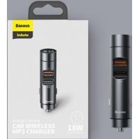 FM модулятор Baseus Energy Column Wireless MP3 Silver (CCNLZ-0S) зображення 11