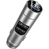 FM модулятор Baseus Energy Column Wireless MP3 Silver (CCNLZ-0S)