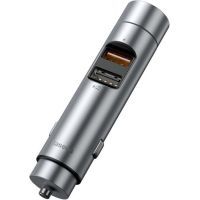 FM модулятор Baseus Energy Column Wireless MP3 Silver (CCNLZ-0S) зображення 5