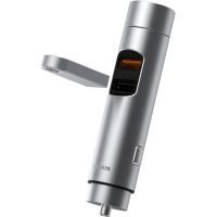 FM модулятор Baseus Energy Column Wireless MP3 Silver (CCNLZ-0S) зображення 6