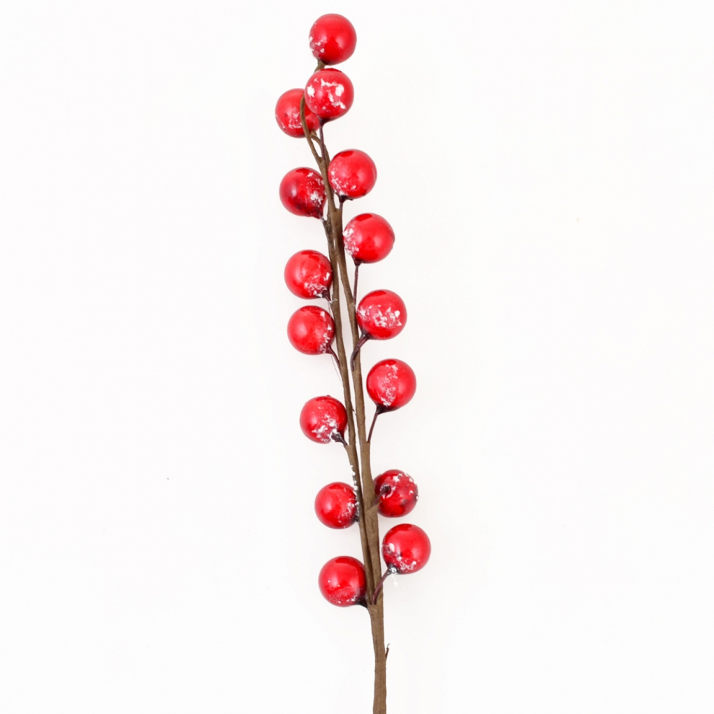 Декоративна гілка YES! Fun з червоними ягодами, 26 см (973524) зображення 2