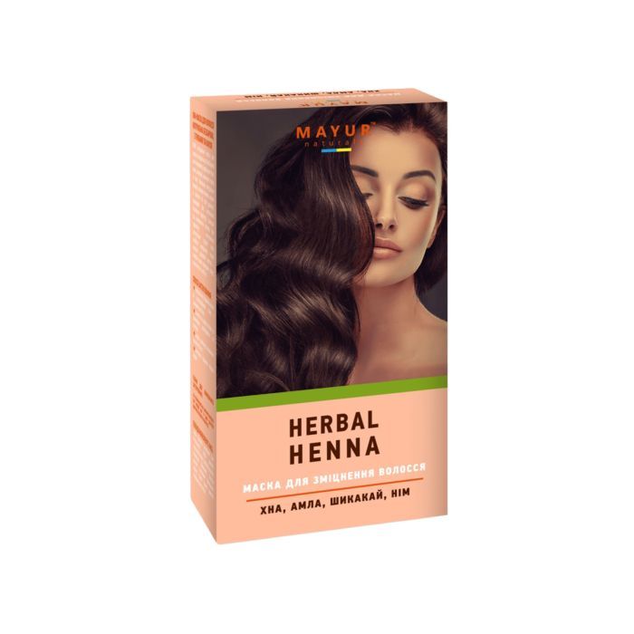 Хна Mayur натуральная Бесцветная с травами 25 г (4820230950564)