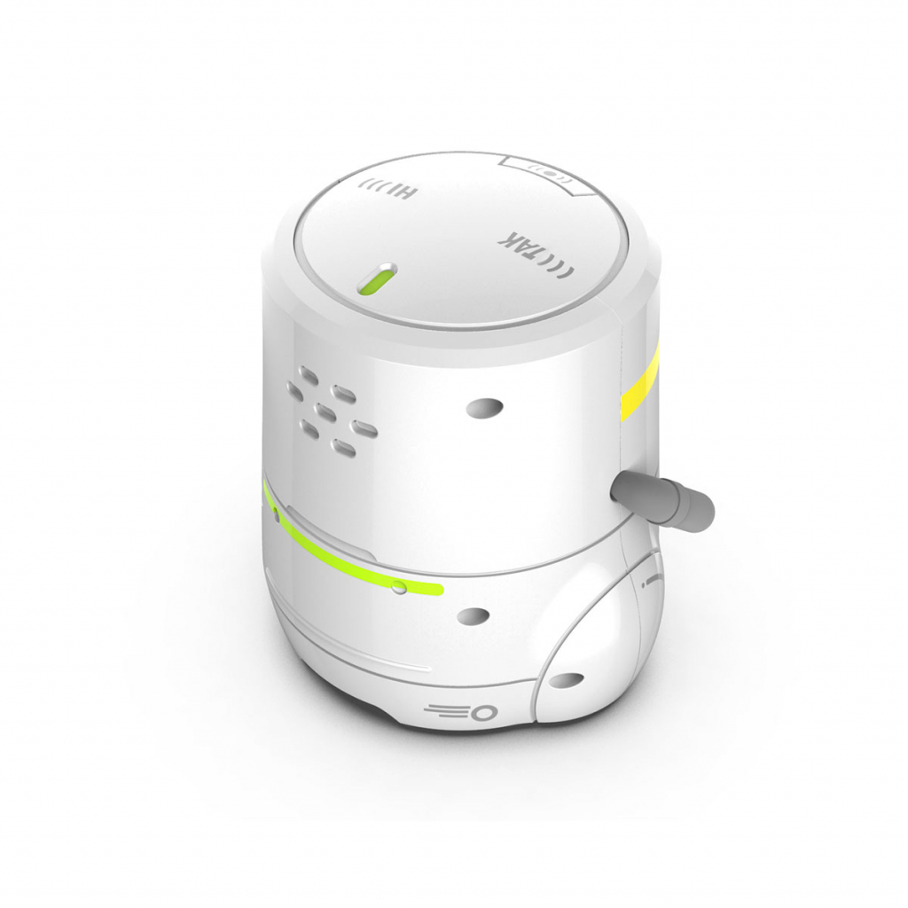 Интерактивная игрушка AT-Robot Умный робот с сенсорным управлением и обучающими карт белый (AT002-01-UKR) изображение 3