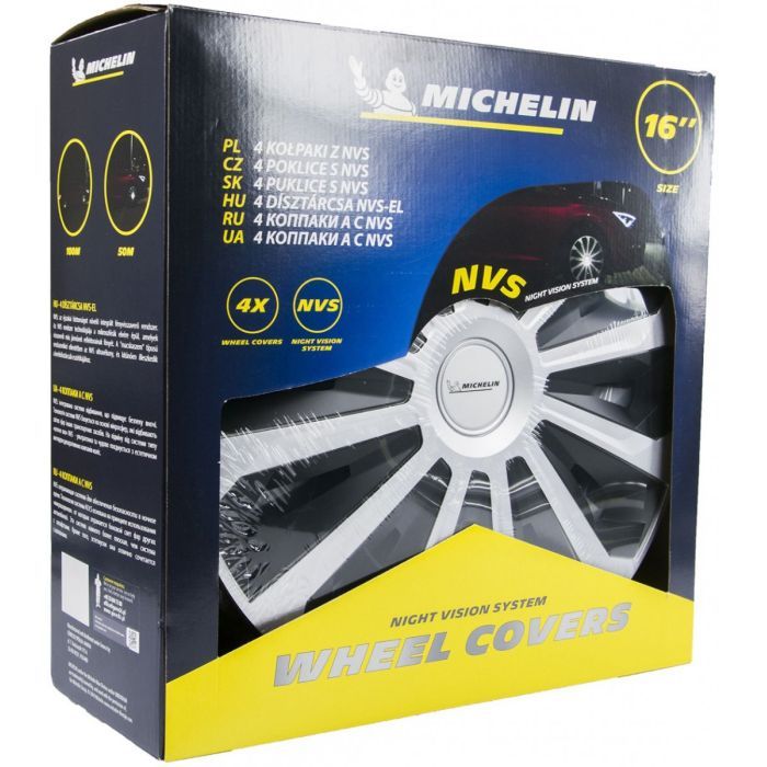 Автомобільний ковпак Michelin Cosmo Silver Black 14 (73741) зображення 2