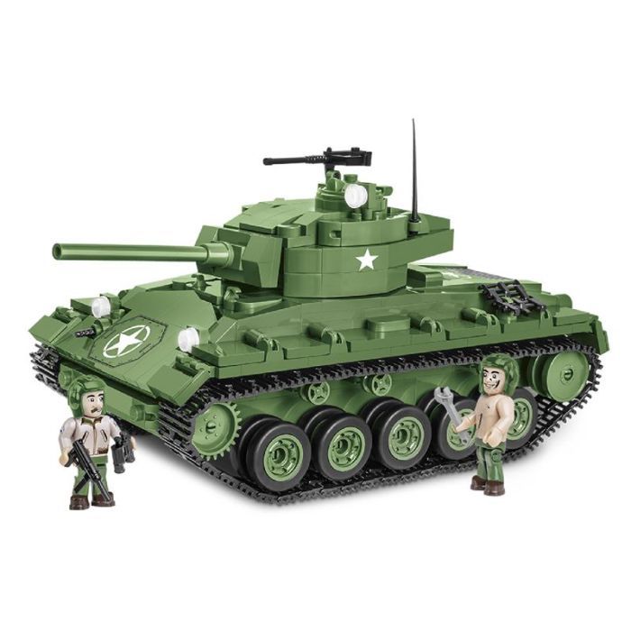Конструктор Cobi Вторая Мировая Война Танк M24 Чаффи, 590 деталей (COBI-2543) изображение 2