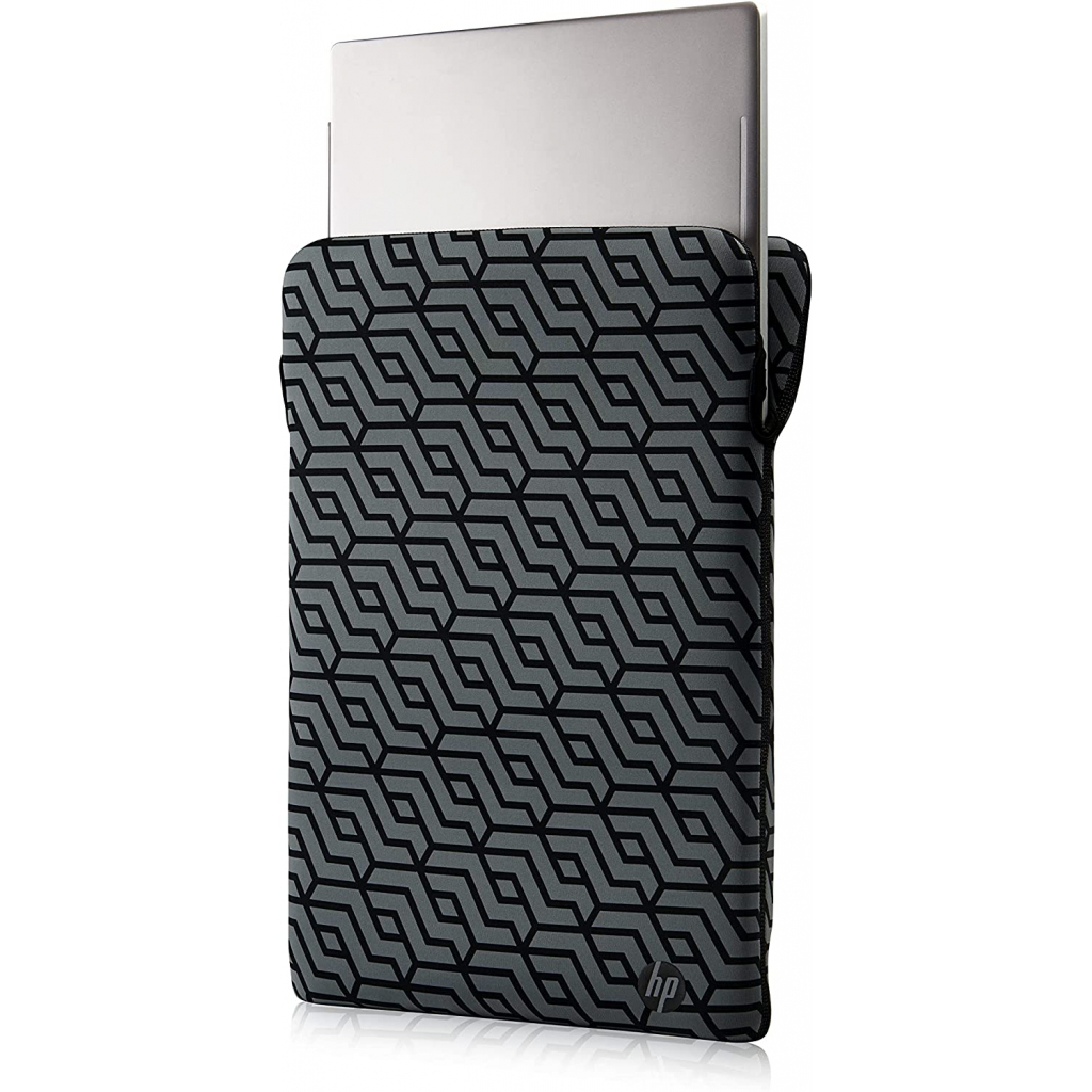 Чехол для ноутбука HP 14" Reversible Protective Blk/Geo Sleeve (2F2L4AA) изображение 3