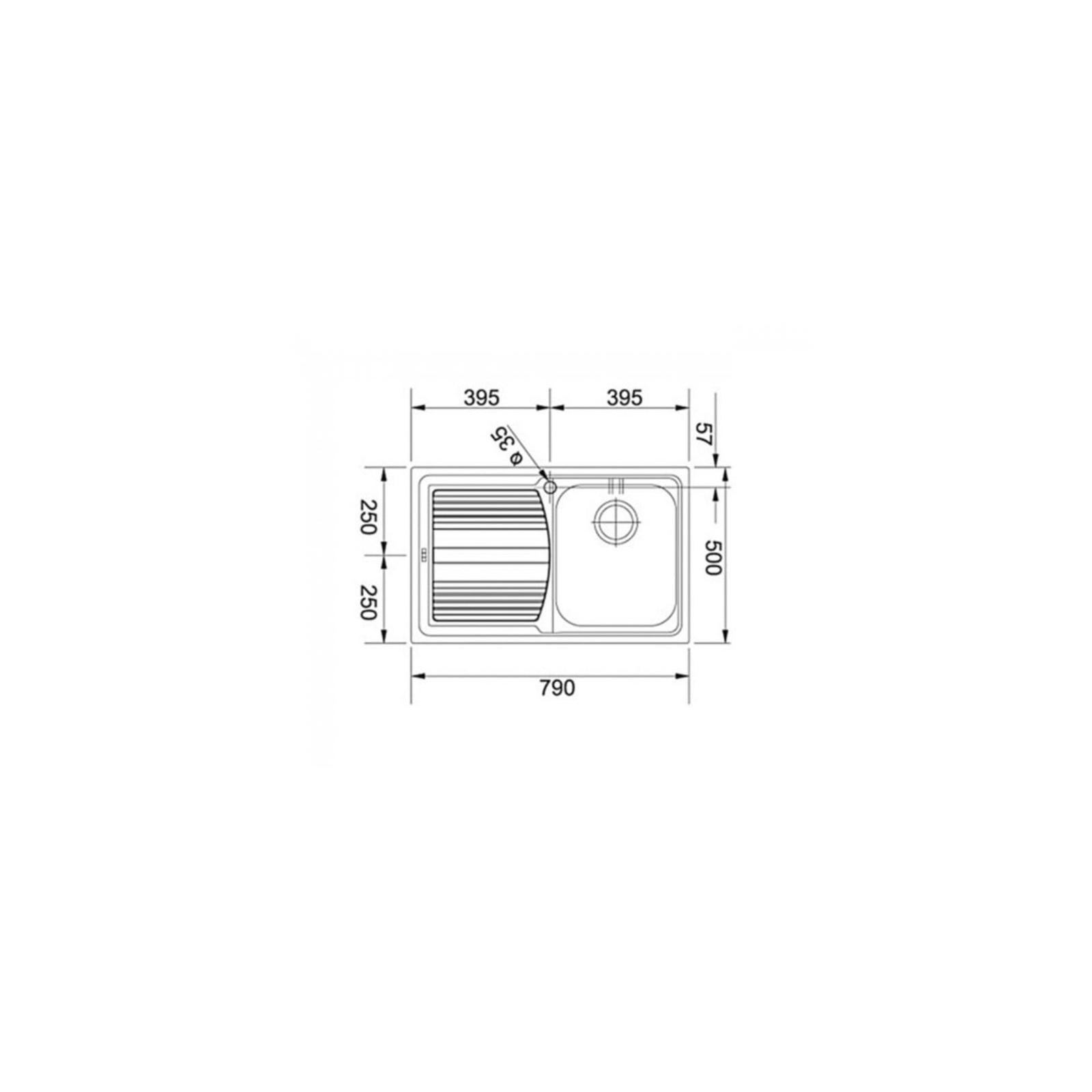 Мойка кухонная Franke Logica line LLL 611-79 (101.0381.809) изображение 2