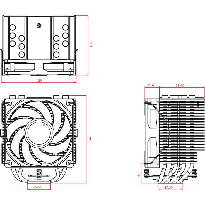 Кулер для процессора ID-Cooling SE-226-XT ARGB изображение 8