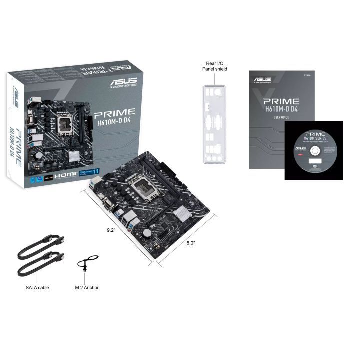 Материнская плата ASUS PRIME H610M-D D4 изображение 8