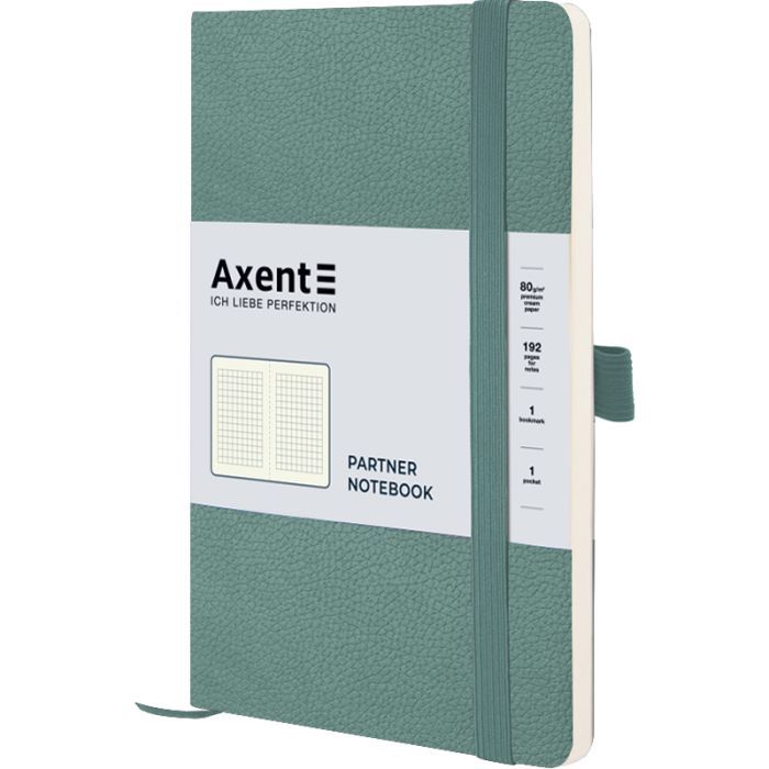 Блокнот Axent Partner Soft Skin 125x195 мм 96 листов в клетку Красный (8616-06-A)