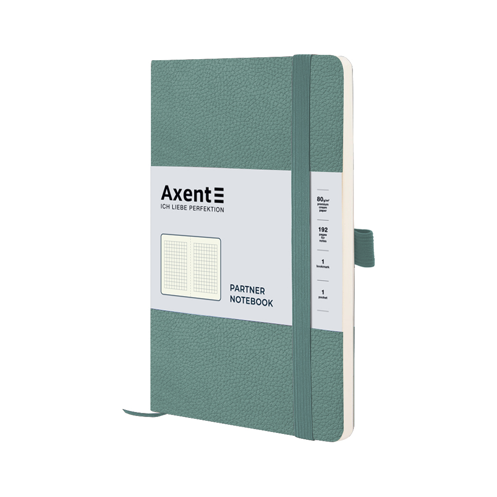 Блокнот Axent Partner Soft Skin 125x195 мм 96 листов в клетку Сиреневый (8616-36-A)