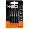 Набір біт Neo Tools ударних 50 мм, SL6-5 шт., сталь S2 (09-581) зображення 3