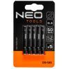 Набор бит Neo Tools ударных 50 мм, SL6-5 шт., сталь S2 (09-581) изображение 3