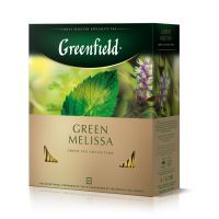 Чай Greenfield 1,5г*100, пакет, "Green Melissa" (gf.106331)