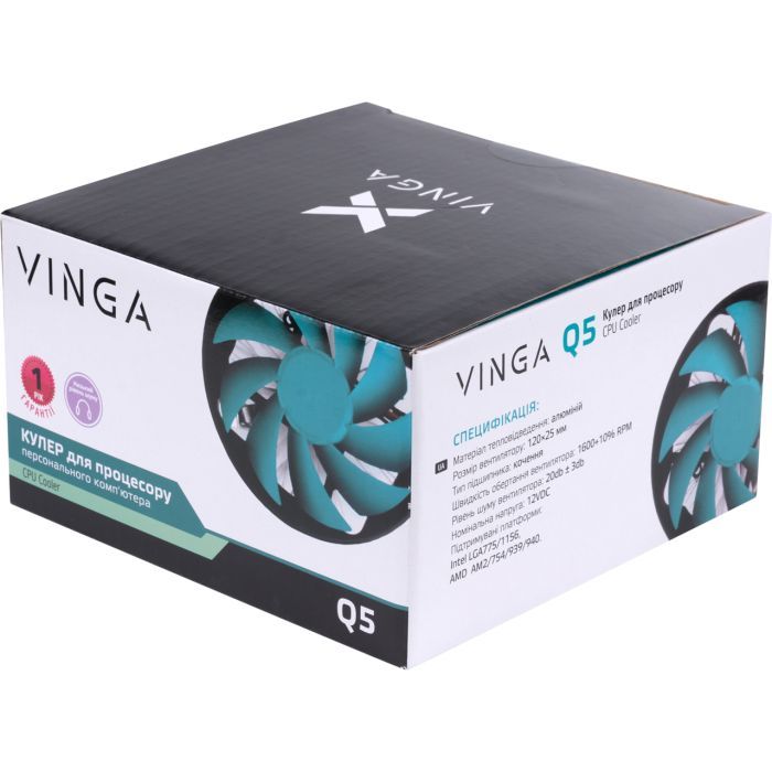 Кулер для процессора Vinga Q5 изображение 9