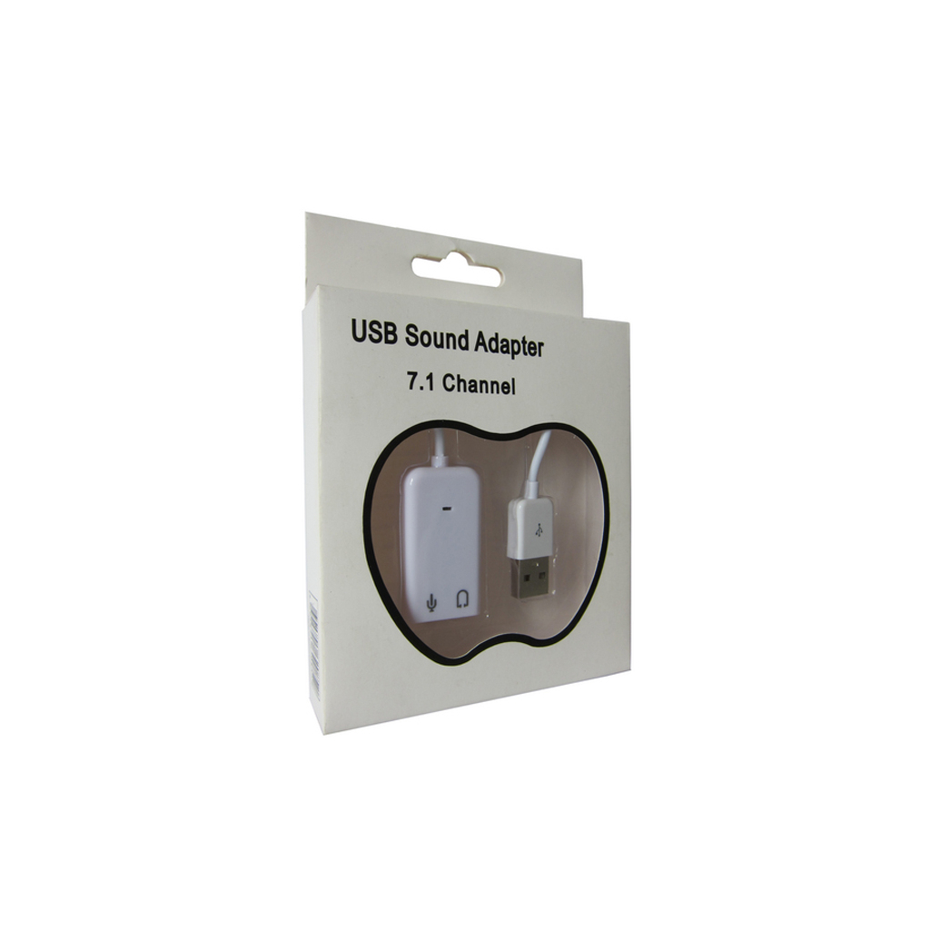 Звукова плата Dynamode USB 8(7.1) каналов 3D RTL (USB-SOUND7-WHITE) зображення 3