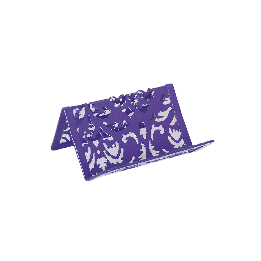 Підставка для візиток Buromax BAROCCO, металева, фіолетовий (BM.6226-07)