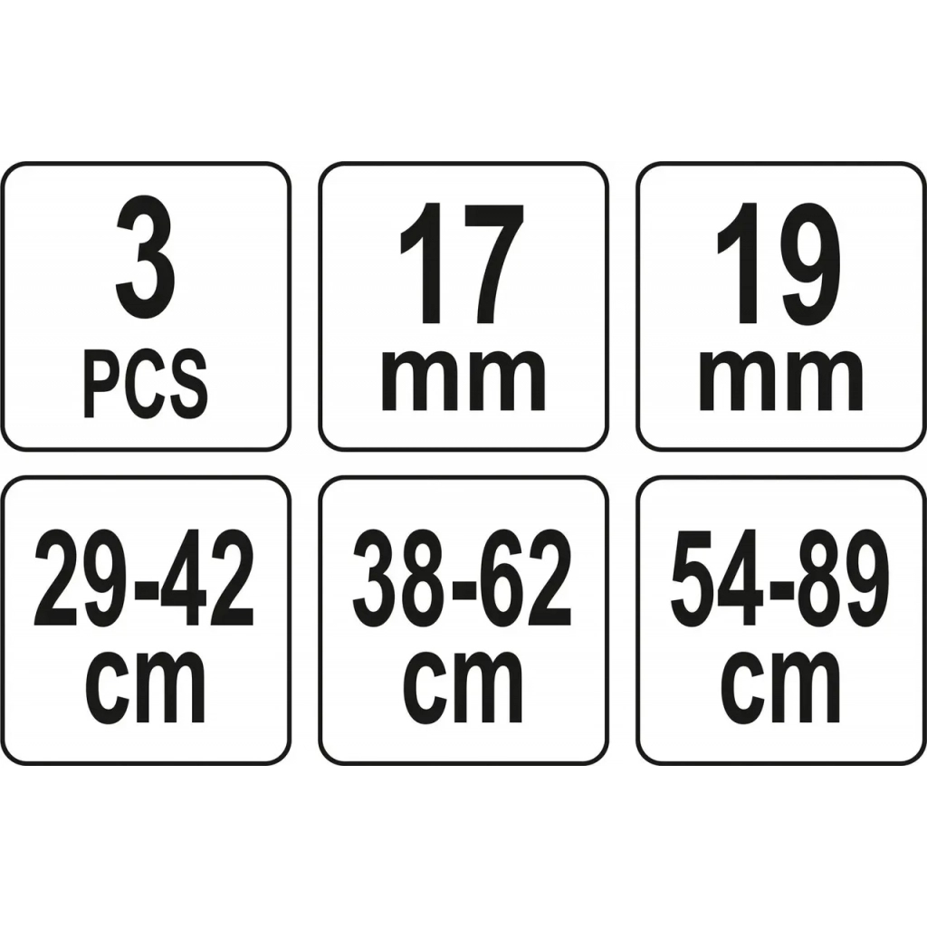 Набор инструментов Yato расширителей выхлопной трбы YT-06166 (YT-06166) изображение 5