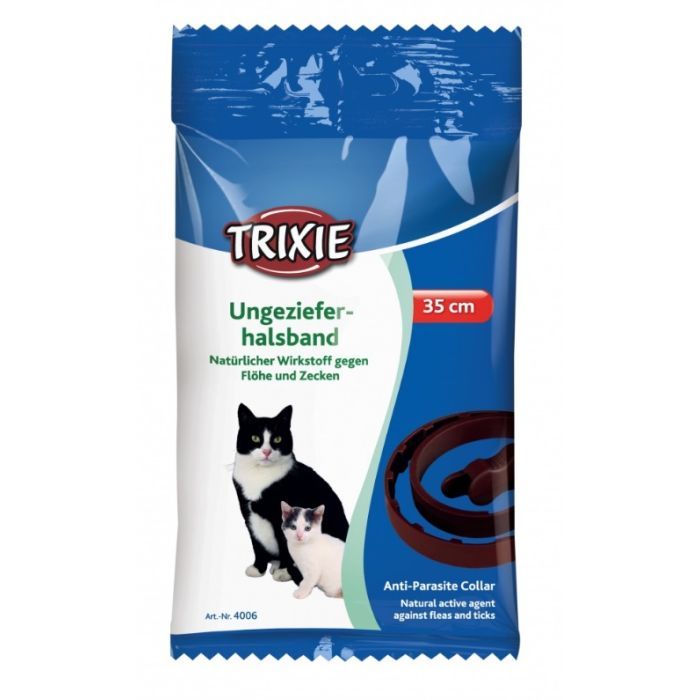 Ошейник для животных Trixie Био против блох и клещей 35 см (4011905040066)