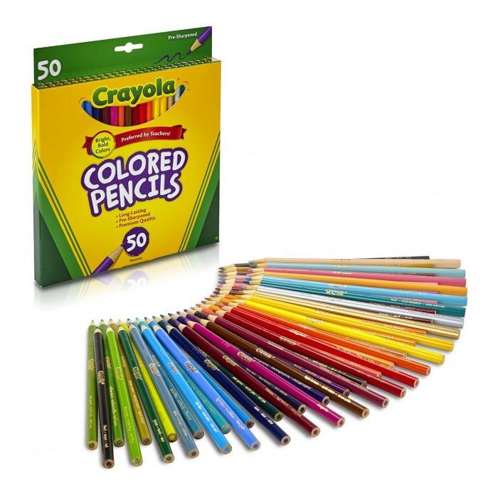Олівці кольорові Crayola 50 шт (68-4050) зображення 2