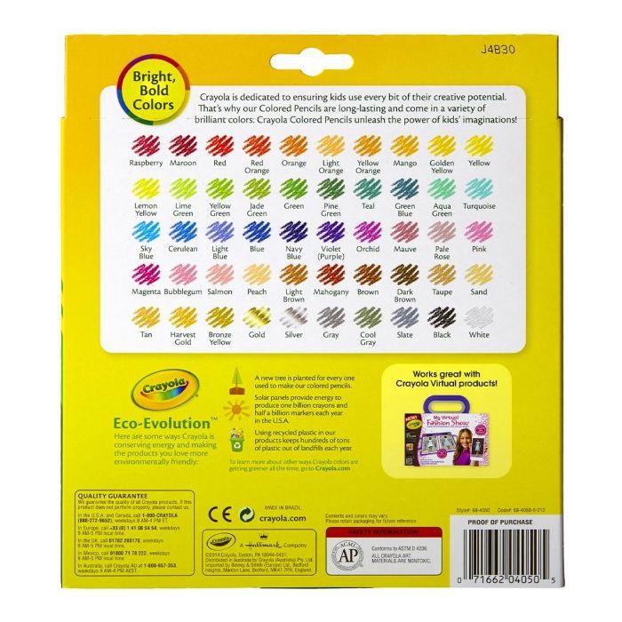 Олівці кольорові Crayola 50 шт (68-4050) зображення 6