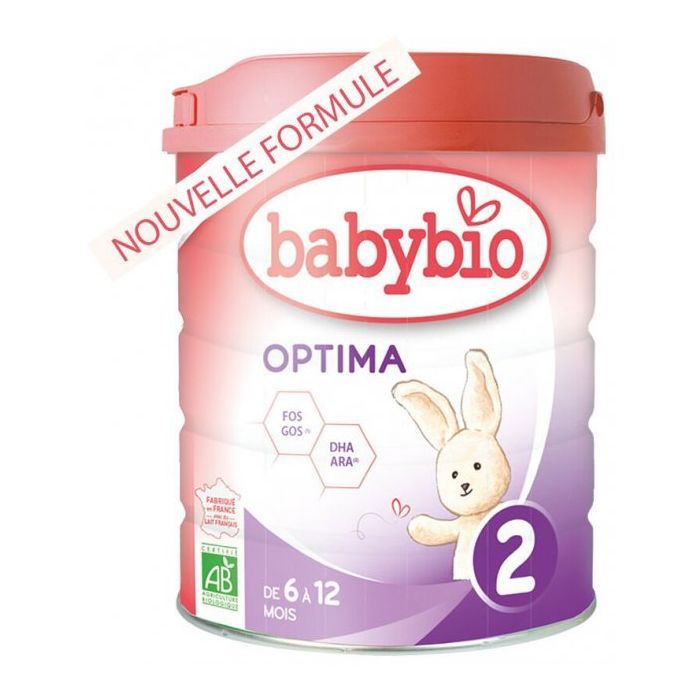 Детская смесь BabyBio 2 Optima молочная от 6 до 12 мес 800 г (3288131580326)