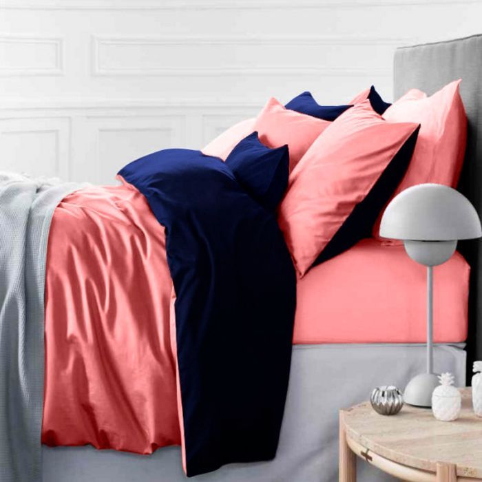 Постельное белье MirSon King Size Сатин Premium 0132+4052 Delphinium 220х240 (2200001169524)