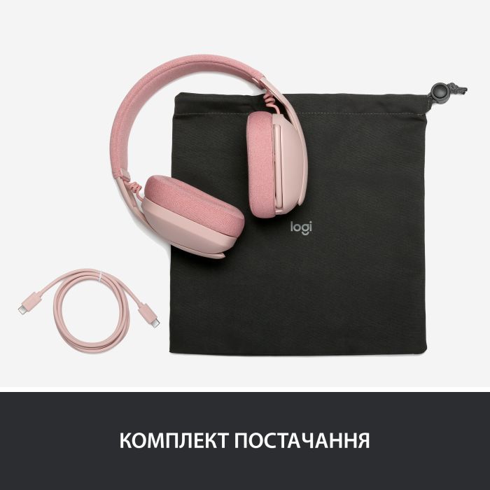 Наушники Logitech Zone Vibe 100 Wireless Off-White (981-001219) изображение 10