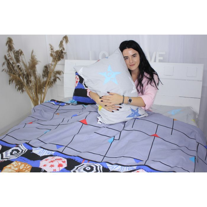 Постільна білизна MirSon Бязь 17-0264 Rainbow 200х220 (2200002034425) зображення 6