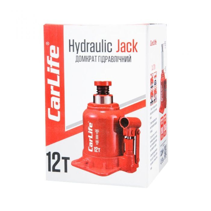 Домкрат CarLife 12т 190-165мм (BJ412S) изображение 5