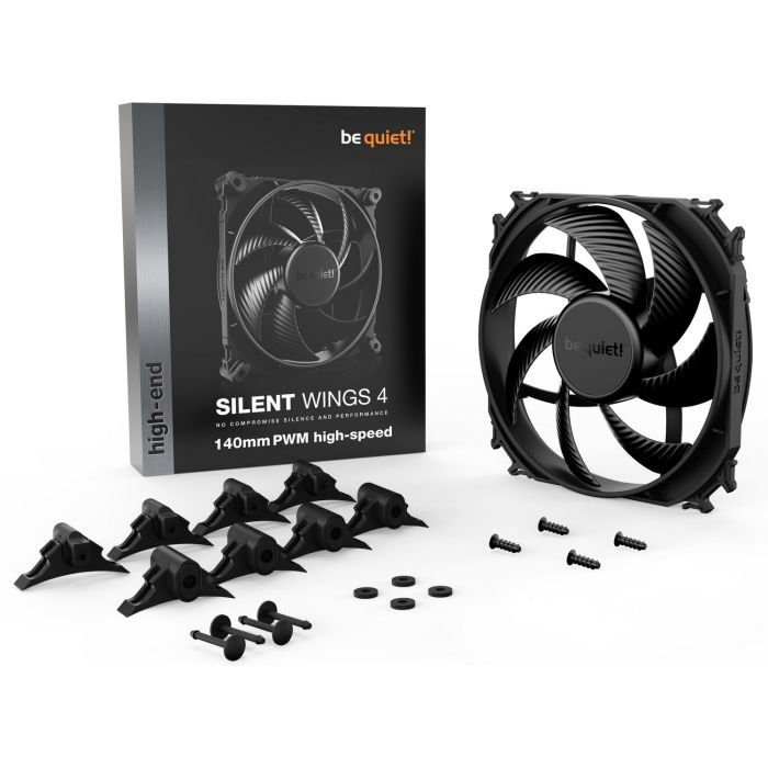 Кулер для корпуса Be quiet! Silent Wings 4 140mm PWM high-speed (BL097) изображение 4
