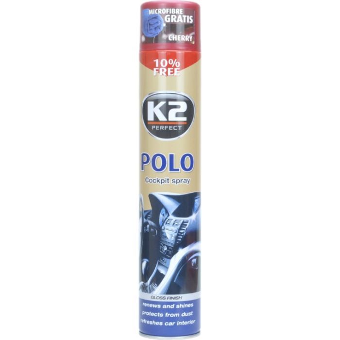 Автополіроль K2 POLO COCKPIT 300ml нове авто (K403FA)